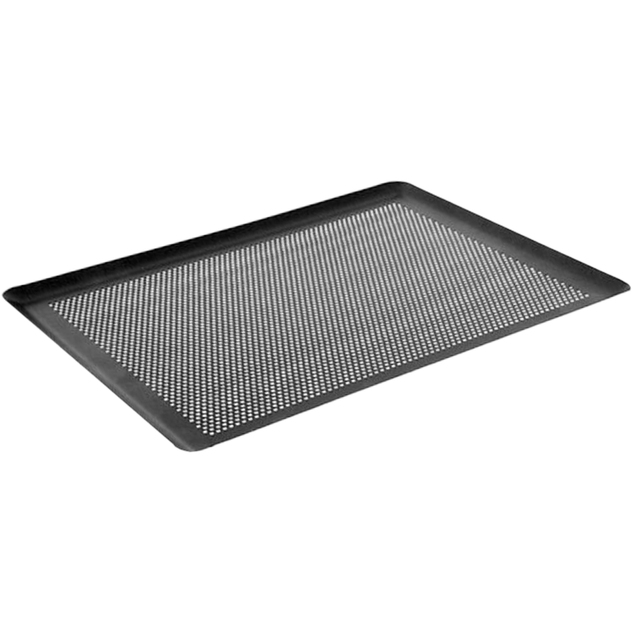 Perforated non-stick tray